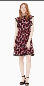 Vestido Kate Spade Desert Muse Negro Rosa Encaje Talla Uk 8 Nuevo con etiquetas Precio de venta sugerido por el fabricante 505 GBP B130 - Imagen 1 de 15