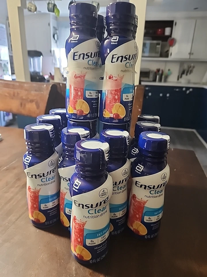 17 botellas de fruta mixta Ensure Clear Nutrition Drink 10 fl oz Foto 1 de 3
