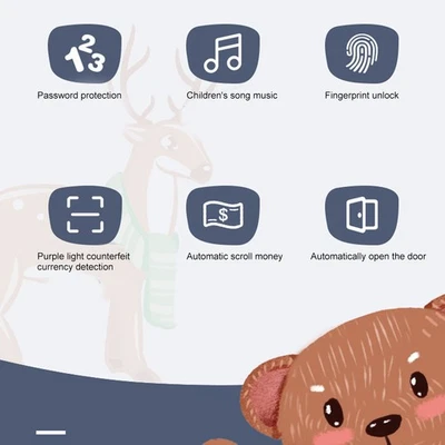 Spardose Kid Auto Scroll Papier Elektronische Musik Geld Sparen Box - Bild 1 von 4