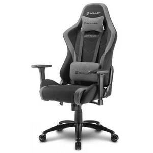 Sharkoon SKILLER SGS2 Sedia da gaming per PC Seduta imbottita Nero, Grigio - Foto 1 di 4