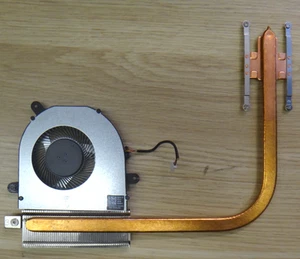 Genuine Dell Inspiron All In One 5410 CPU Cooling Fan + Heatsink 9JDVY X1KJ5 - Picture 1 of 2
