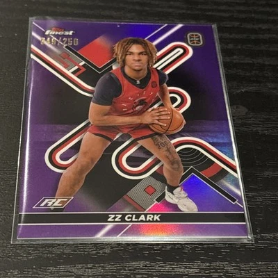 2022-23 ZZ Clark Topps Finest Overtime Elite Purple 049/250 - City Reapers - Image 1 of 3
