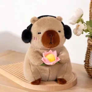 Capybara Light Brown 10 Inch Stuffed Animal Plush Toys Toddler Kids Fluffy Dolls - Picture 1 of 3