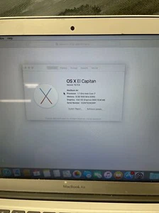 Apple A1466 Macbook Air 13.3" i7-4650U @1.7GHz 8GB RAM 256GB SSD - Imagen 1 de 6
