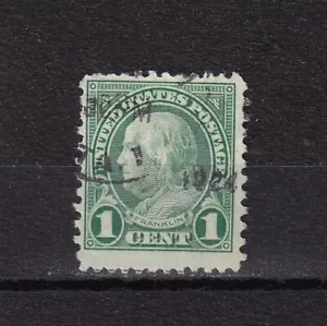 1923 US Stamps # 578 Benjamin Franklin 1 Cent Perf 11x10 Green No WMK NH Lot 583 - Picture 1 of 2