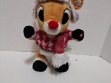 Gemmy Rudolph the Red Nosed Reindeer Dancing Singing Side Stepper Musical
