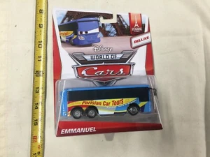 Autobús turístico Mattel Disney Pixar World Of Cars Deluxe Paris Tour Emmanuel envío gratuito - Imagen 1 de 3