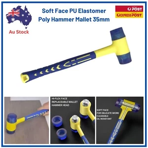 Soft Face PU Elastomer Mallet Hammer - Precision Tool - 35mm - Bild 1 von 7