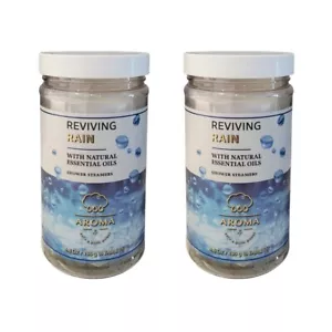 SET OF 2 NEW Bath & Body Works Reviving Rain SHOWER STEAMERS 4.8 oz / 6 Count - Picture 1 of 1
