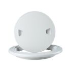 YaeMarine Boat Deck Cover Hatch Deck Plate Access & Lid Round Deck Plate Non-...