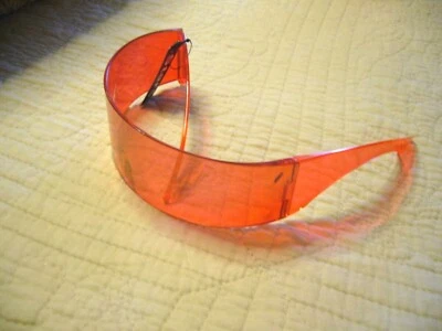 Futuristic Sunglasses Back To The Future 1-Piece lens Colors Cyclops -TALEB-CO - Image 1 of 4