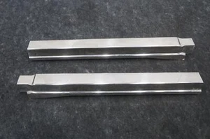 Set 2 Left Right B Pillar Chrome Trim Molding Rolls Royce Silver Shadow 1965-80 - Picture 1 of 2
