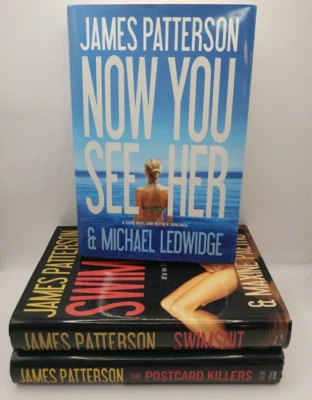 James Patterson 3 x Book Lot Fiction Crime Suspense Thrillers Mysteries HCDJ - Image 1 of 4