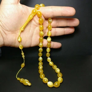 Lux Prayer Beads SIKMA Kehribar Usta Tesbih Turkish Amberoid Tasbih 034 - Picture 1 of 8