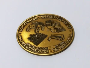 John Deere Des Moines 50th Anniversary Brass Medallion Limited Edition 2567/3000 - Picture 1 of 4