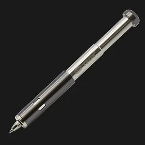 True Utility Telescopic Extending Pen Ball Point Keyring Stainless Steel Telepen - Picture 1 of 12