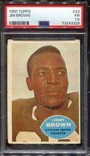 1960 Topps JIM BROWN #23 PSA 1.5 (FR) HOF Cleveland Browns FOOTBALL CARD