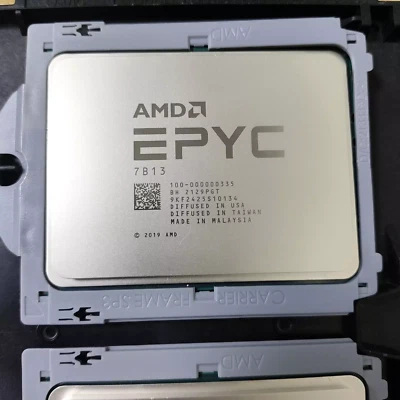 AMD EPYC 7B13 CPU 2.25 GHz 64 Cores 128 Threads Processor , L3 256MB ,Max 3,4GHz - Image 1 of 2