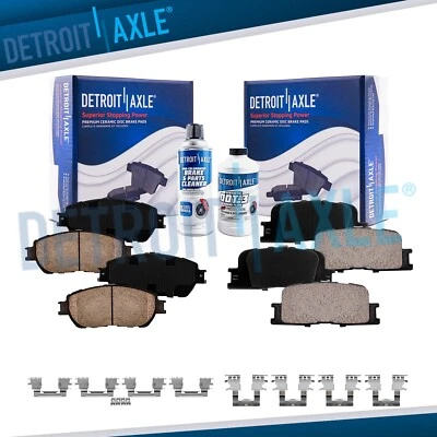 Front Rear Ceramic Brake Pads with Hardware for 2002 - 2006 Lexus ES300 ES330 - Image 1 of 4