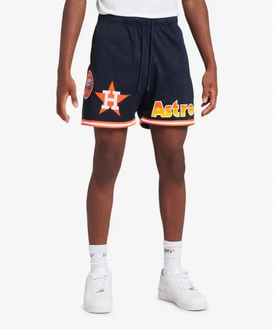 Pro Standard Houston Astros Logo Mesh Pro Team Classic Men's Basketball Shorts Cover