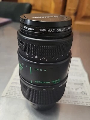 Quantaray Tech-10 NF AF  70-300mm f/4-5.6D with Macro for Nikon Camera Lens - Image 1 of 4
