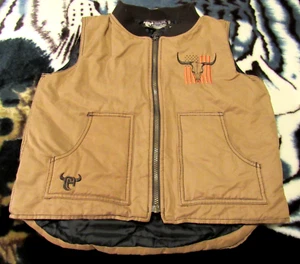 Cowboy Hardware Zippered Vest Youth Size Large 10-12 - Picture 1 of 7