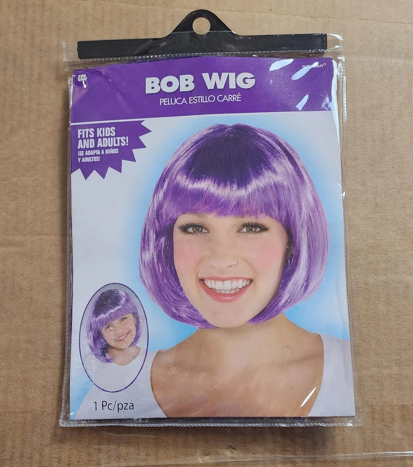 Bob вечеринки парик костюм аксессуар, фиолетовый - Изображение 1 из 1