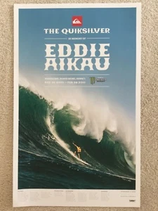 2010 Near Mint Eddie Aikau Waimea Hawaii Big Wave Surfing Contest Poster - Picture 1 of 5