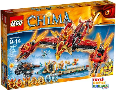 *NEW* LEGO Legends of Chima Flying Phoenix Fire Temple Flinx Fluminox bird 70146 - Image 1 of 4