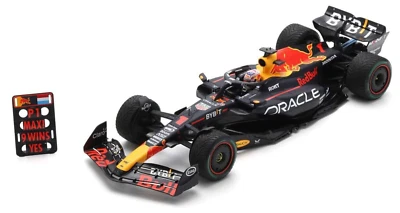 Bull RB19 Max Verstappen #1 Winner Dutch Gp 2023 18S959 Pit Board 1/18 Spark - Immagine 1 di 3