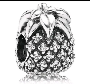 Pandora Charm Silber Funkelnde Ananas 791293CZ S925ale - Bild 1 von 5