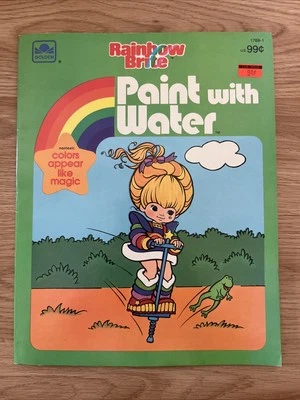 Vintage Rainbow Brite Bright Golden Paint with Water  1984 Read Description Foto 1 de 4
