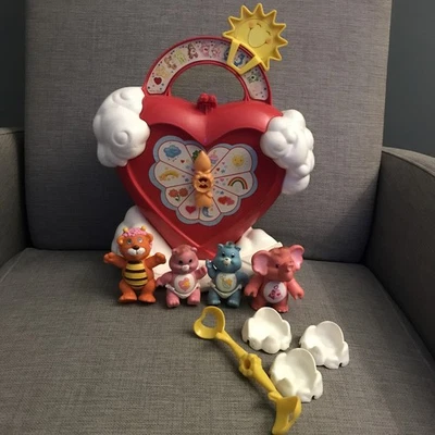 Lote de cuidado vintage, osos de cuidado, estuche, incompleto, 4 osos y primos de cuidado Foto 1 de 4