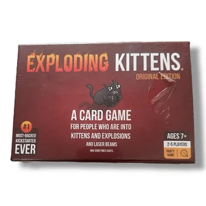 Exploding Kittens Original Edition - 2-5 Players - Ages 7+ - 15 Minutes to Play - Picture 1 of 11