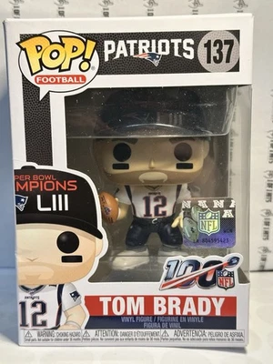 New England Patriots Tom Brady Superbowl LIII Funko Pop #137 NFL Fútbol Nuevo Foto 1 de 4