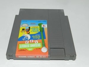 Sesame Street 123 Nintendo NES Video Game Cart - Picture 1 of 1