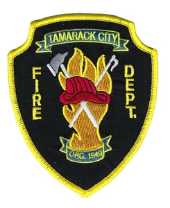 *CURRENT STYLE* Tamarack City (Houghton County) MI Michigan Fire Dept. patch NEW - Picture 1 of 1