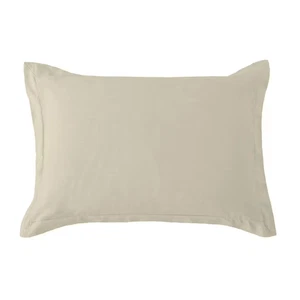 Neu in Packung - Hiend Accents Hera Leinen Standard Kissenbezug - hellbraun - Bild 1 von 1