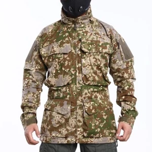 Windbreaker Herren Tactical Jacke Outdoor Wasserdicht Camouflage Kapuze Mantel Wandern - Bild 1 von 12