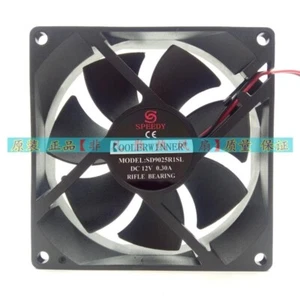 SPEEDY SD9025R1SL 12V 0.30A 9025 9cm 2pin Cooling Fan - Photo 1/7