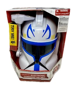 Casco Star Wars Captain Rex Command Electrónico The Clone Wars EN CAJA 2008 Hasbro - Imagen 1 de 23
