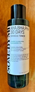 Some BY Mi AHA BHA PHA 30 Days Miracle Toner 150ml -Tea Tree & Niacinamide-Open - Picture 1 of 3