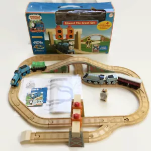Thomas & Friends EDWARD THE GREAT Wooden Railway Set Exclusive Trains *Exc Cond* - Picture 1 of 23