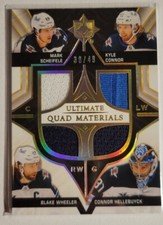 2020-21 ULTIMATE QUAD MATERIALS JETS SCHEIFELE CONNOR WHEELER HELLBUYCK /49