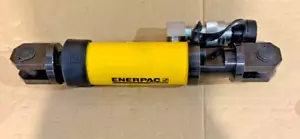 ENERPAC RC104 10 Ton Hydraulic Cylinder with Custom Clevis Pin Ends - Picture 1 of 8