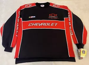 Felpa uomo Nascar Chevrolet Racing Champions taglia XL ricamata nuova con etichetta - Foto 1 di 5