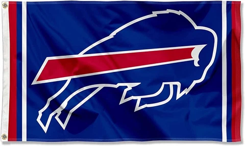 Buffalo Bills 3' x 5' Flag Banner NFL US Seller FREE Shipping Cover
