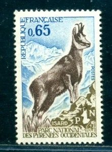 1971 Isard, Pyrenäengämse, wilde Tiere, Rupicapra pyrenaica, Frankreich, 1747, postfrisch - Bild 1 von 1