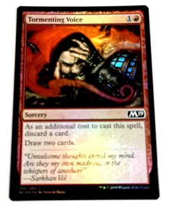 Magic the Gathering Tormenting Voice Core Set 2019 164/280 Foil Card - Picture 1 of 9