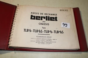 Ersatzteilkatalog BERLIET 511 Chassis TBL5B TBL5BS ( 99 ) - Bild 1 von 5